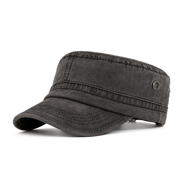 Durable men's vintage cap, cotton blend with adjustable fit, ideal casual headwear for outdoor adventures.