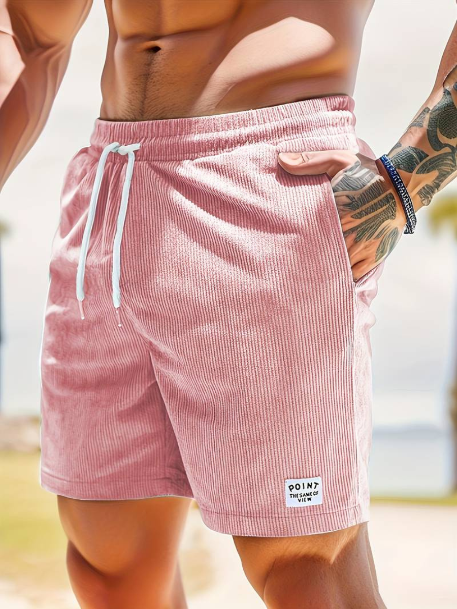 Essential men's summer swim shorts, quick-drying and versatile for beach, pool, and casual activewear.