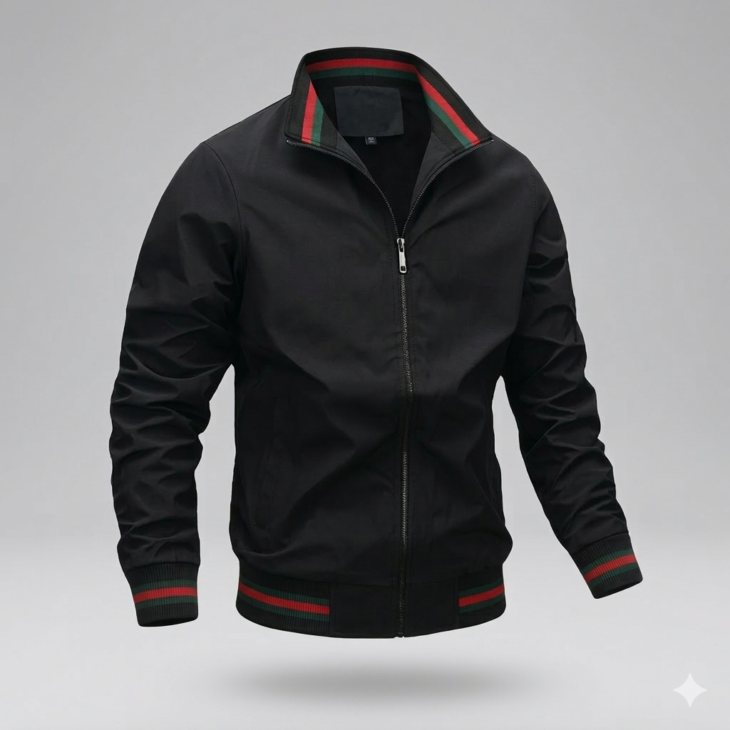 Men's lightweight zip-front summer jacket, stylish and breathable outerwear for versatile smart-casual occasions.