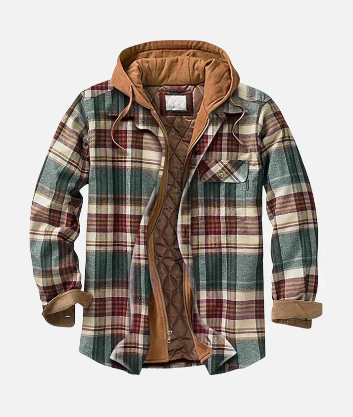 Men's unique design patchwork check pattern gilet. Stylish seasonal vest for comfortable casual outerwear & urban style.