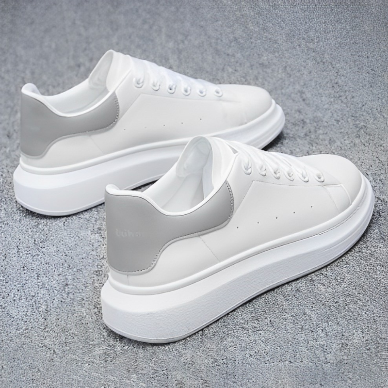 Modern men's urban trainers, combining style and comfort for city fashion and versatile casual footwear.