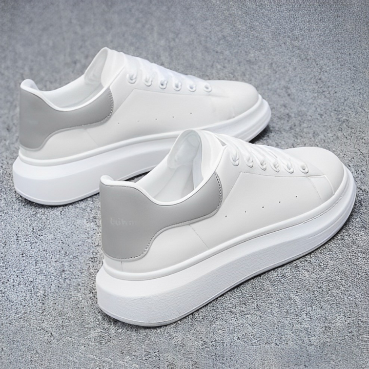 Modern men's urban trainers, combining style and comfort for city fashion and versatile casual footwear.