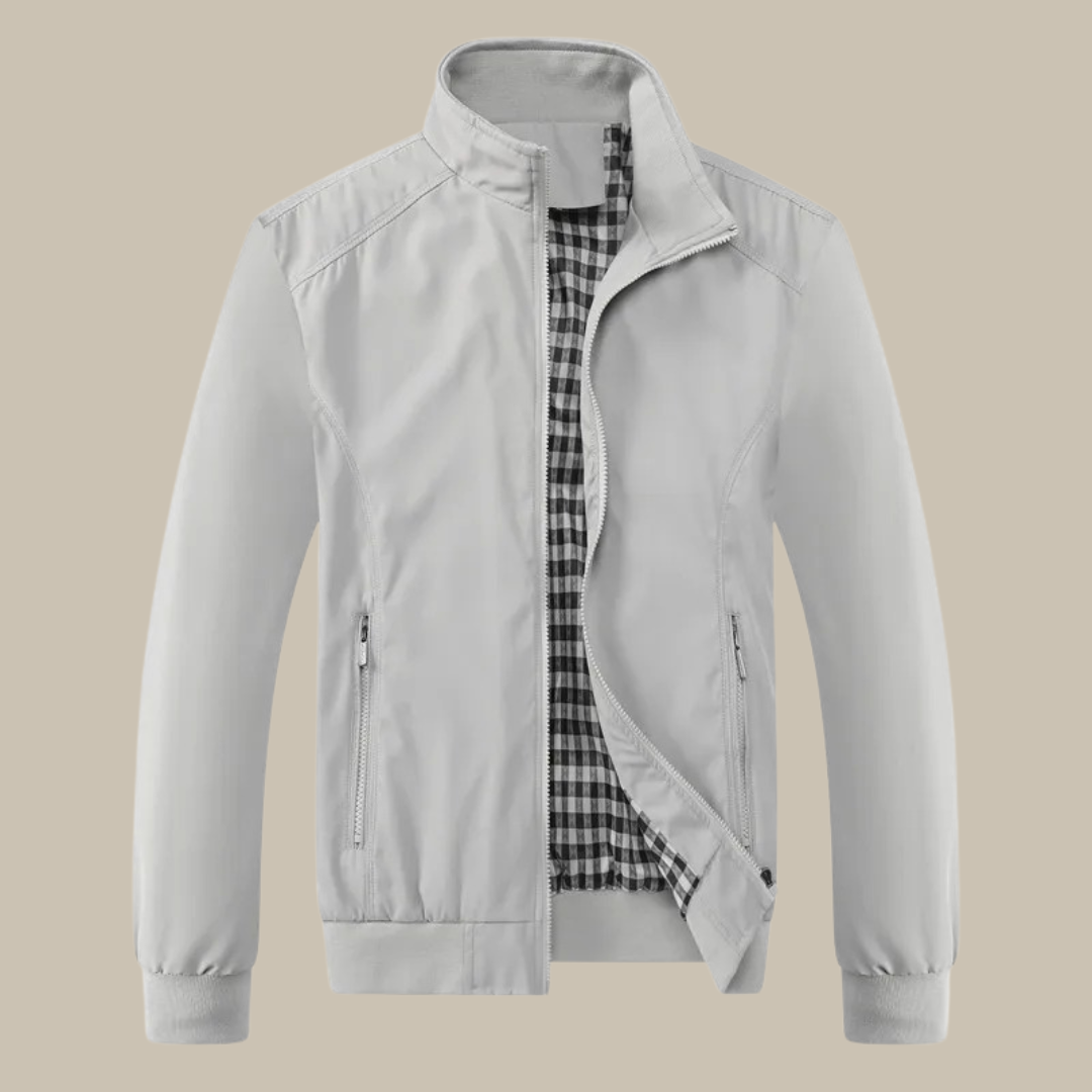 Versatile men's lightweight summer jacket, providing windproof comfort for spring outings and everyday style.