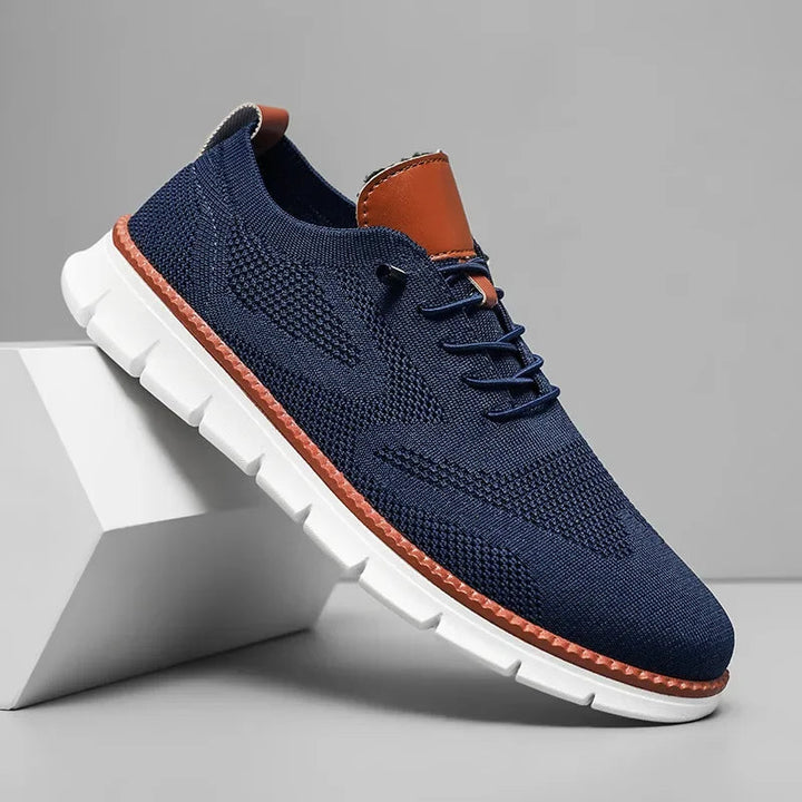 Lightweight men's breathable trainers, ideal for summer, with a stylish chunky sole.