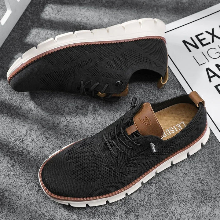 Stylish men's everyday trainers, breathable fabric and a chunky sole for summer fashion.
