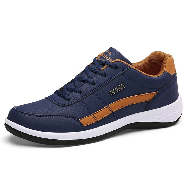 Lace-up men's supportive sneakers, perfect for daily balance and walking.
