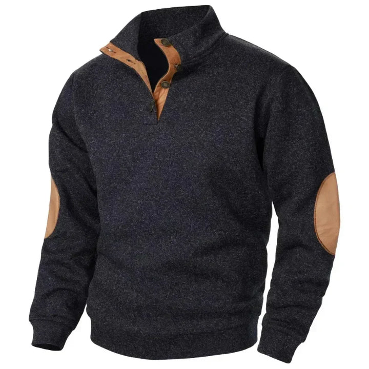 New men's V-neck sweatshirt, combining modern style with ultimate casual comfort. Long-sleeve design.