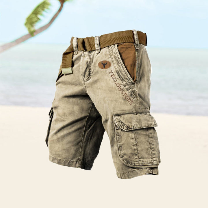 Stylish men's cargo shorts for summer fashion, offering everyday comfort & a relaxed fit.