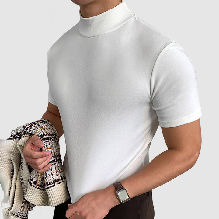 Soft, comfortable men's everyday t-shirt, stylish enough for casual outings. Versatile basic tee.