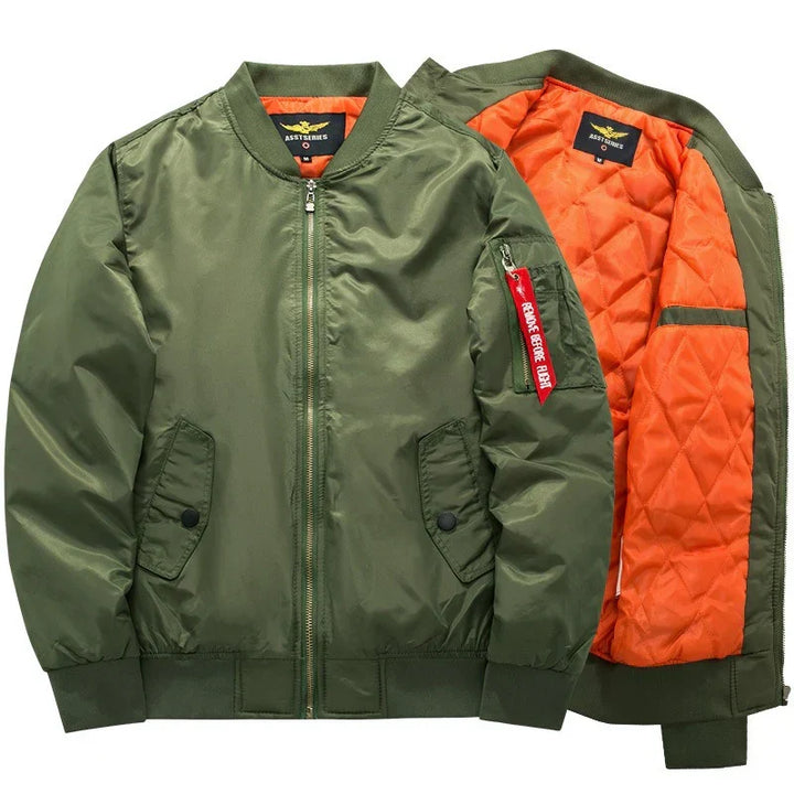 Stylish men's fashion jacket. Lightweight, versatile outerwear for everyday wear, offering all-season comfort for spring & fall.