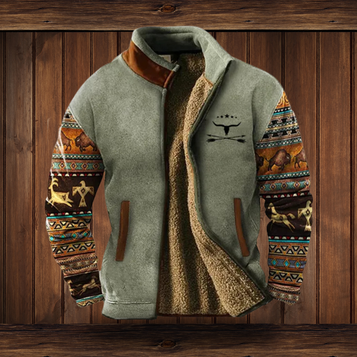 Durable men's versatile jacket offering warmth, breathability, and everyday comfort for outdoor wear.
