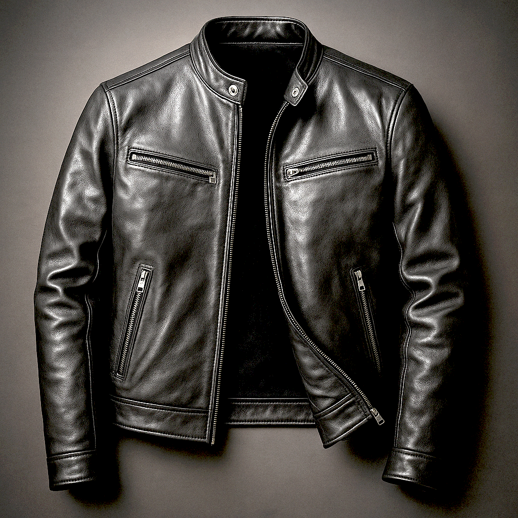 Comfortable men's vintage bomber jacket, versatile outerwear for a stylish casual look.