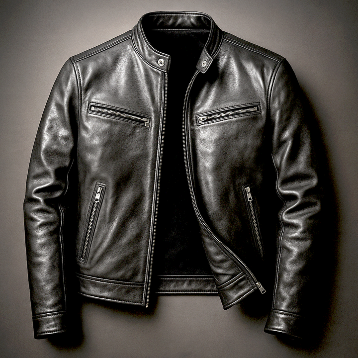 Comfortable men's vintage bomber jacket, versatile outerwear for a stylish casual look.
