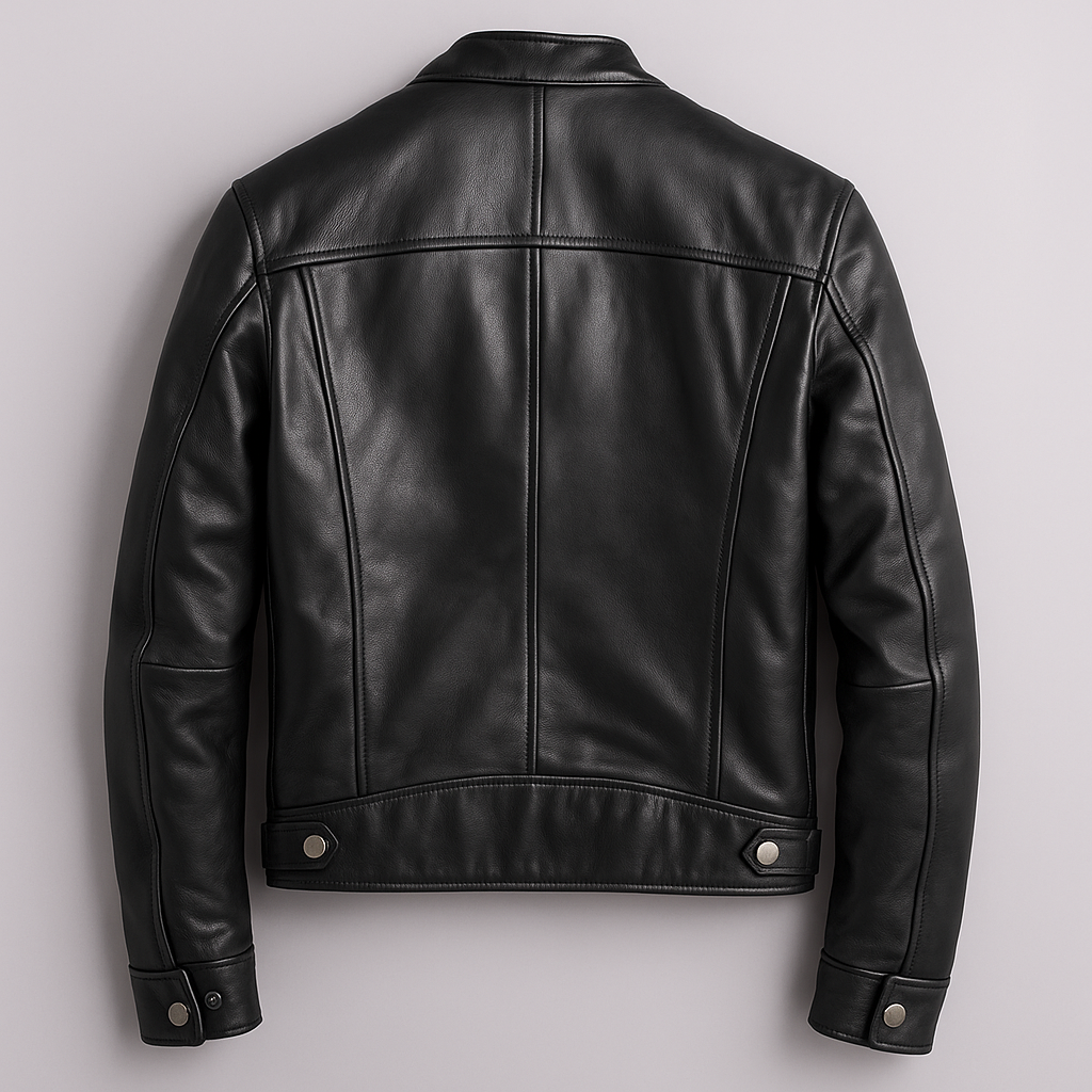 Fall/spring men's vintage bomber jacket, classic design, perfect for a casual and stylish look.