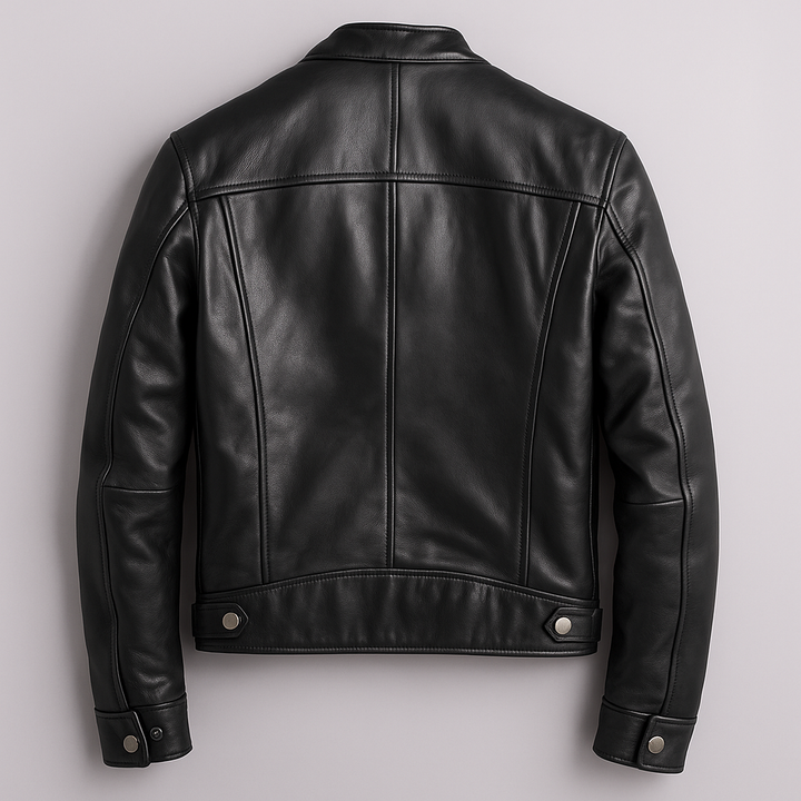 Fall/spring men's vintage bomber jacket, classic design, perfect for a casual and stylish look.