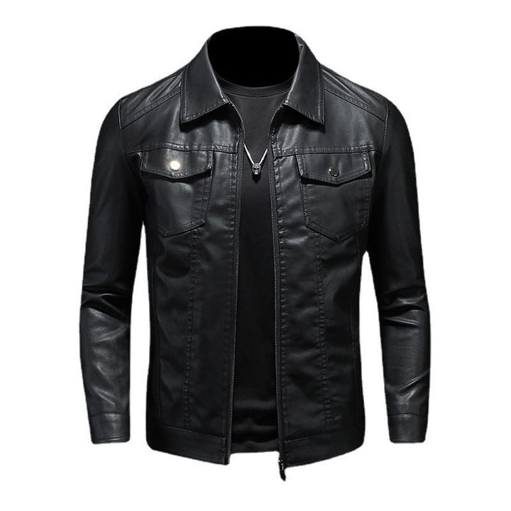 Stylish men's vintage jacket. Classic, durable outerwear with timeless comfort for fall & everyday fashion.