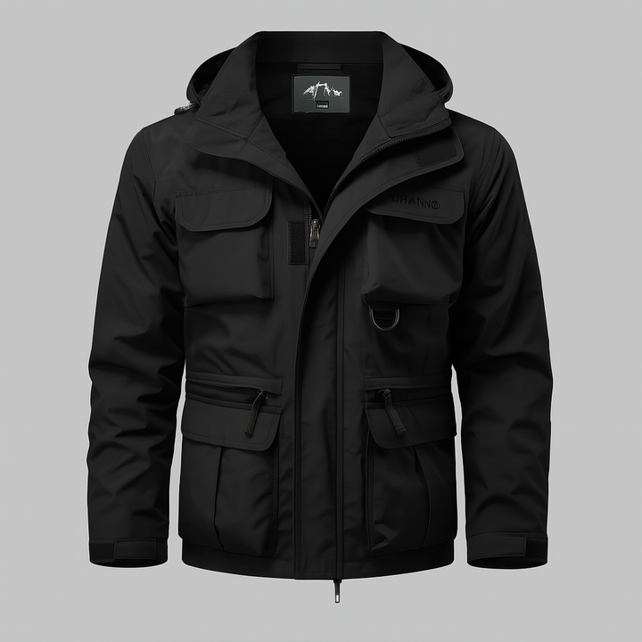 Men's waterproof military tactical coat. Durable all-weather outerwear for utility & outdoor adventures.