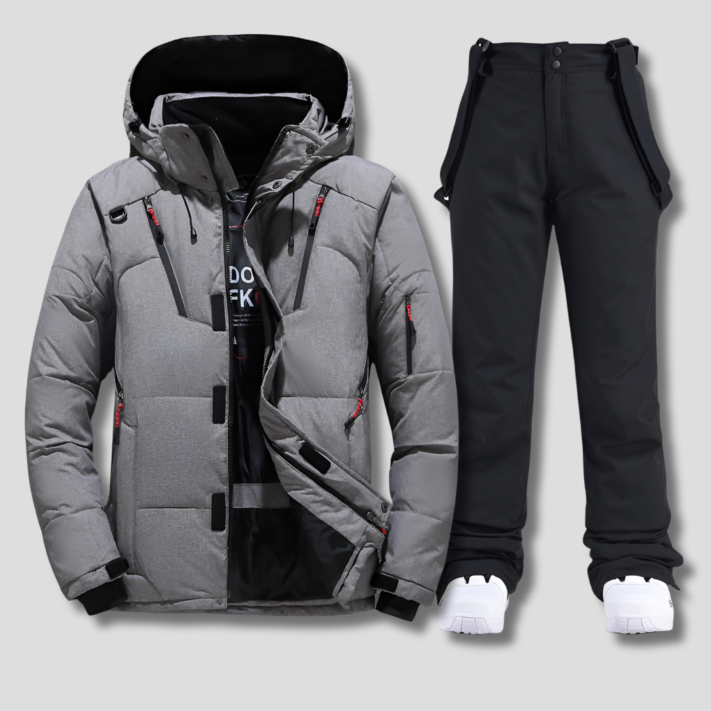High-performance men's ski suit for skiing & snowboarding. Essential cold weather outerwear & snow apparel.