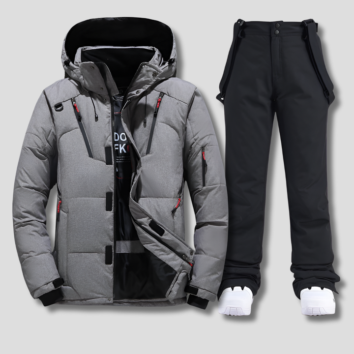 High-performance men's ski suit for skiing & snowboarding. Essential cold weather outerwear & snow apparel.