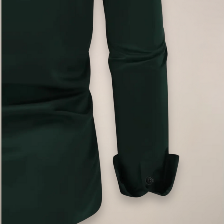 Sharp men's long sleeve smart shirt. A collared button-up for formal, business, and stylish casual fashion.