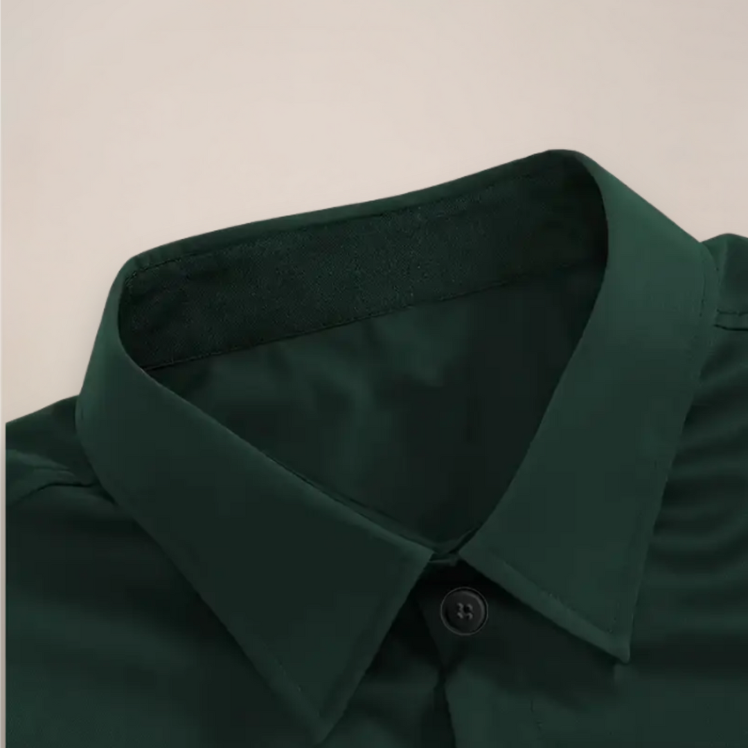 Men's William long sleeve smart shirt. Perfect for a polished, versatile look, suitable for business, formal or casual style.