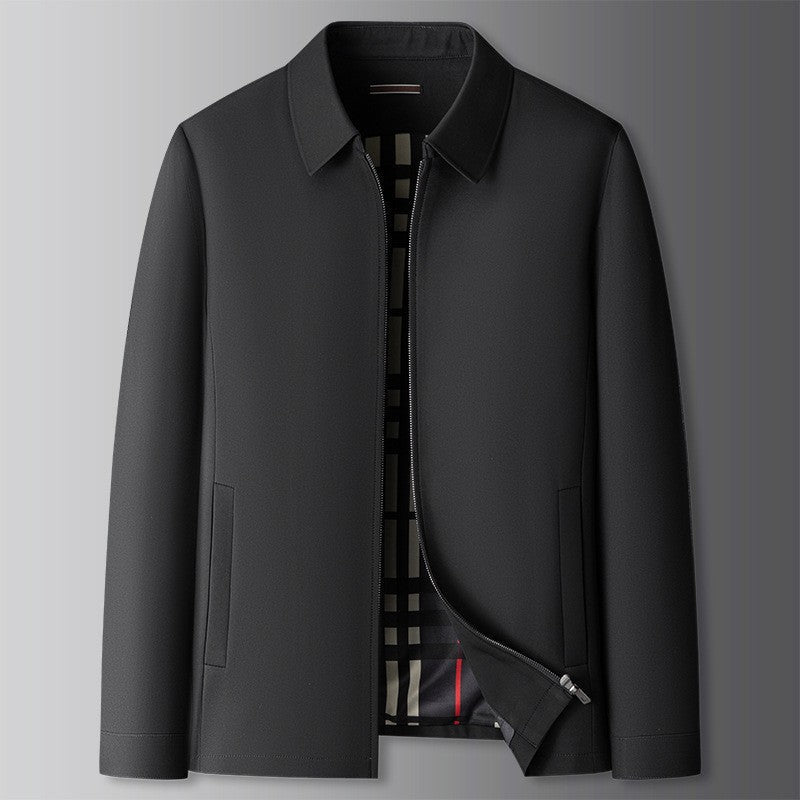 Stylish men's fashion Harrington jacket, great for smart casual looks & transitional weather comfort.