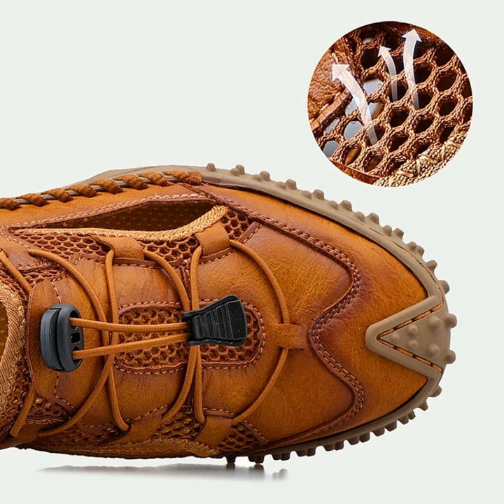 "Men's adjustable sporty sandals with cushioned sole, rugged design, and versatile colors for outdoor adventures."