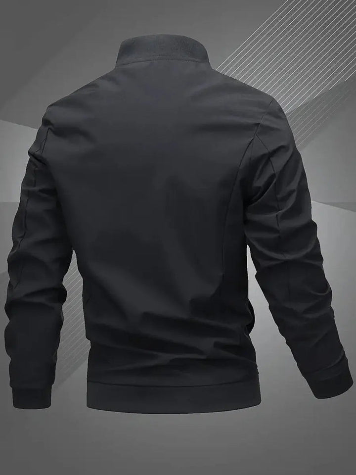 Regular fit men's bomber jacket, ideal for comfortable everyday casual wear.