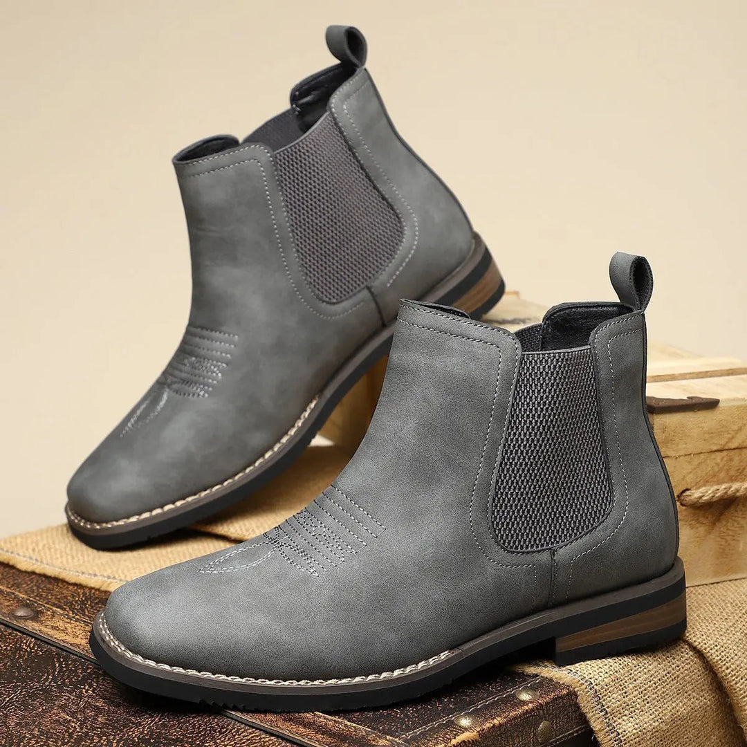 High-quality men's Chelsea boots, durable footwear with excellent grip and support.