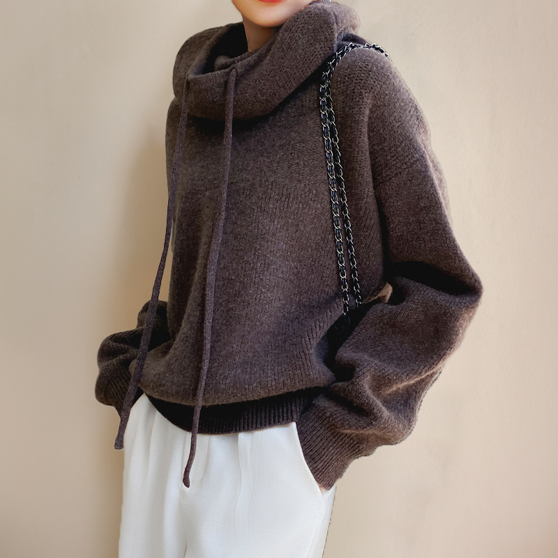 Men's elegant hoodie, front view, stylish design, versatile wear for casual or formal occasions.