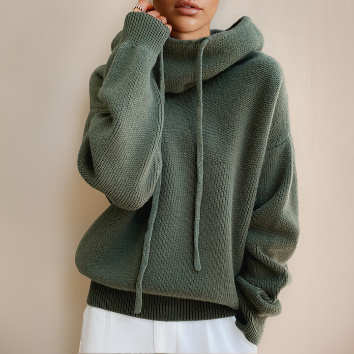 Men's elegant hoodie, front view, stylish design, versatile wear for casual or formal occasions.