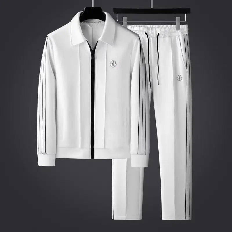 Men's activewear tracksuit set, perfect for workouts, jogging, or casual sporty style.