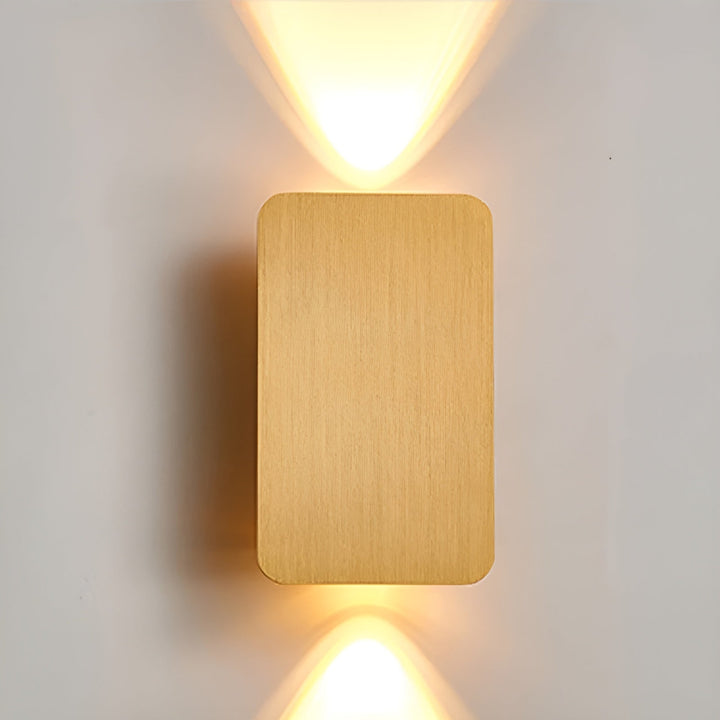 Decorative LED wall lamp providing stunning up/down light, a contemporary addition to any wall decor.