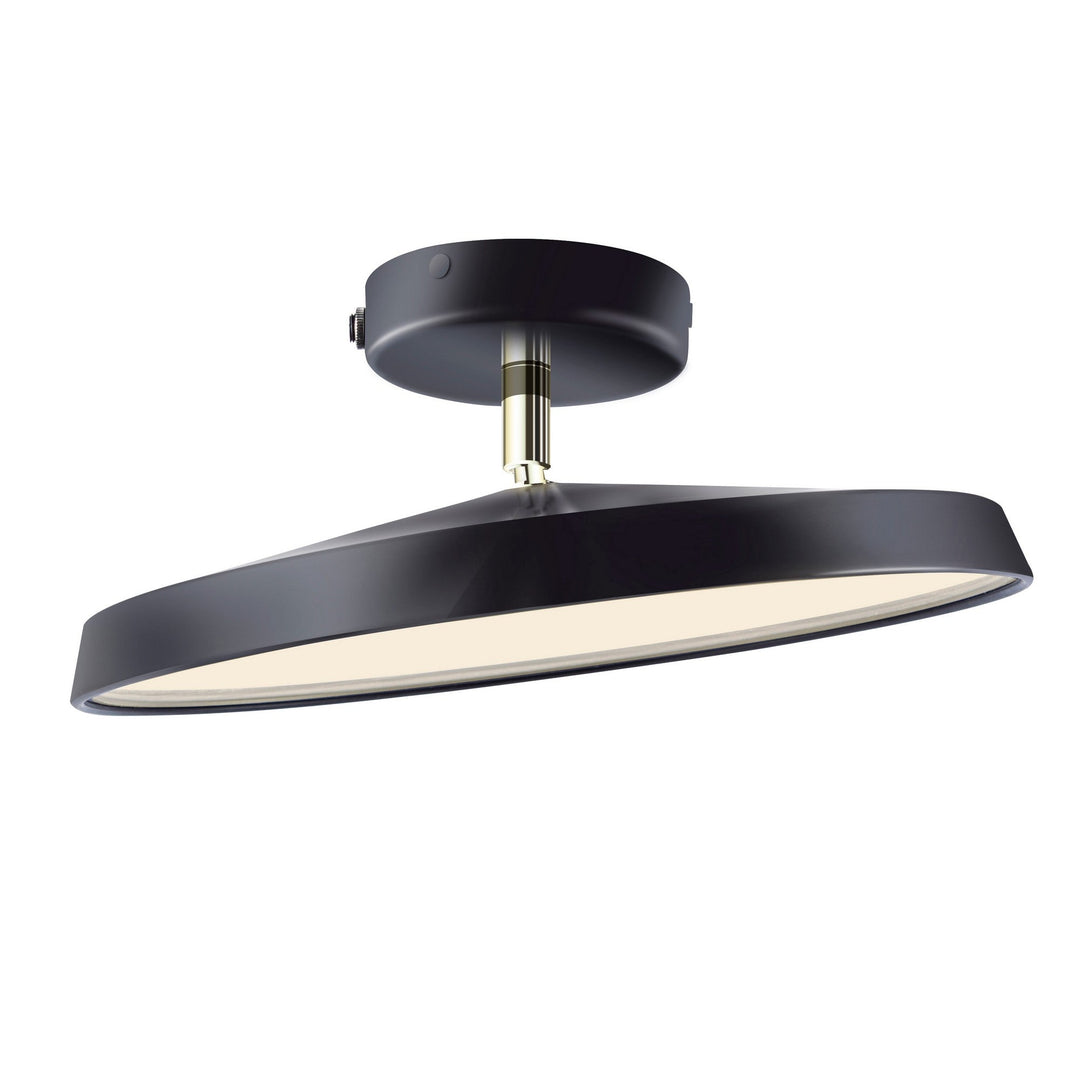 "Modern semi-flush ceiling light with sleek design, adjustable tones, and energy-efficient LED, perfect for any room ambiance