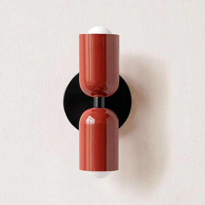Double accent lamp, modern lighting fixture with a distinct Scandinavian flair.