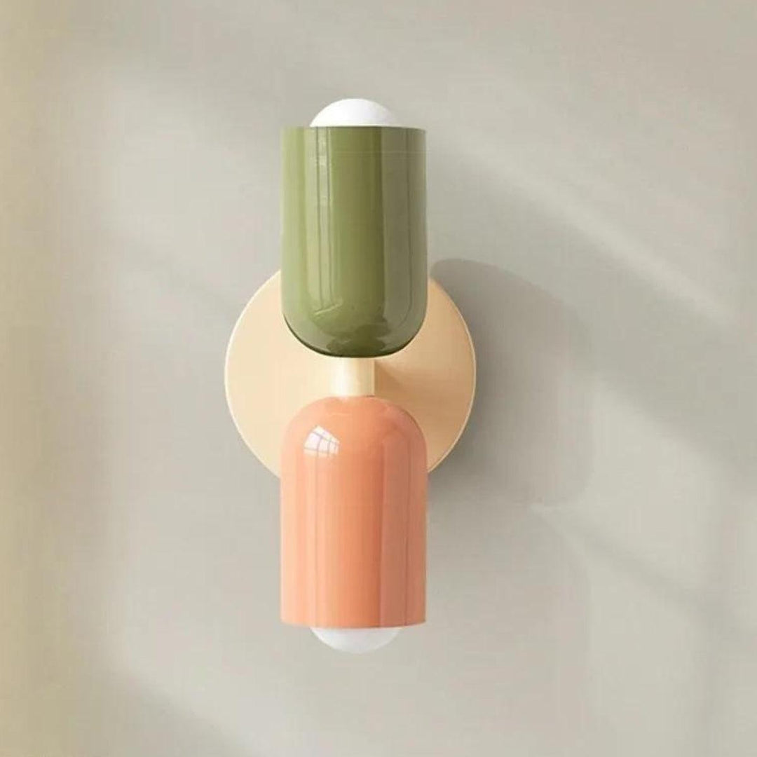Modern Scandinavian double wall lamp, a chic and functional lighting choice.