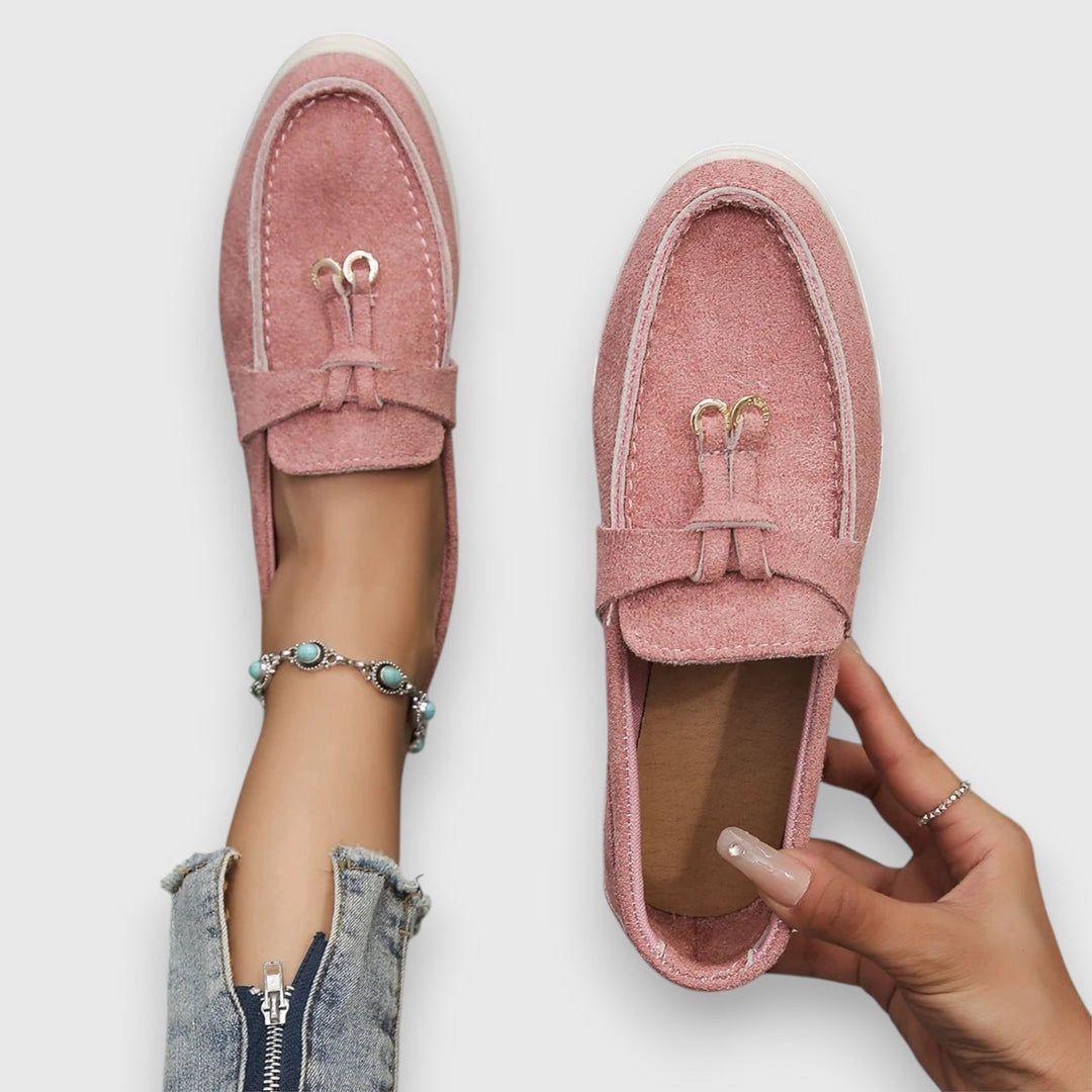 Easy slip-on women's orthopaedic loafers for effortless comfort & style. Great support footwear.