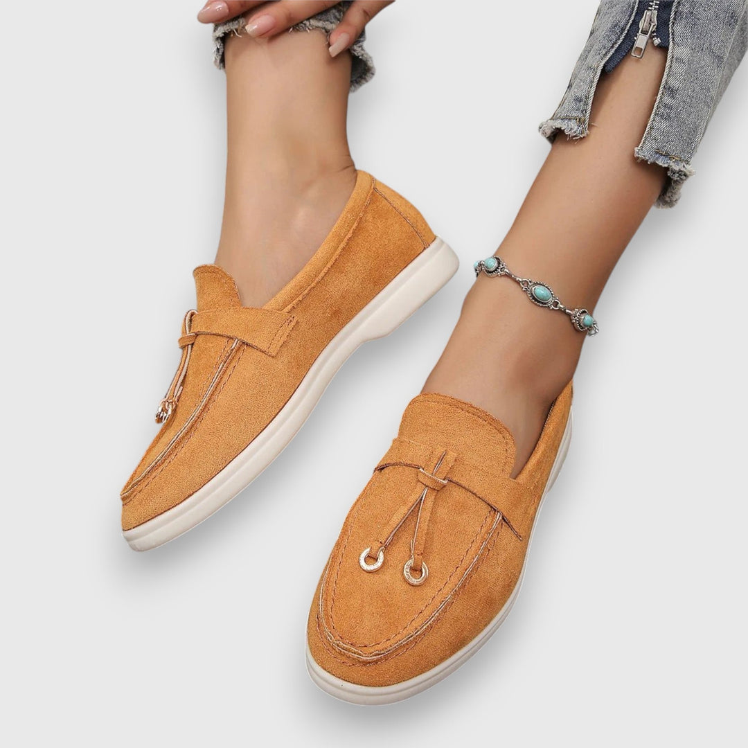 Women's all-day comfort orthopaedic loafers, providing excellent support for sustained wear and elegance.