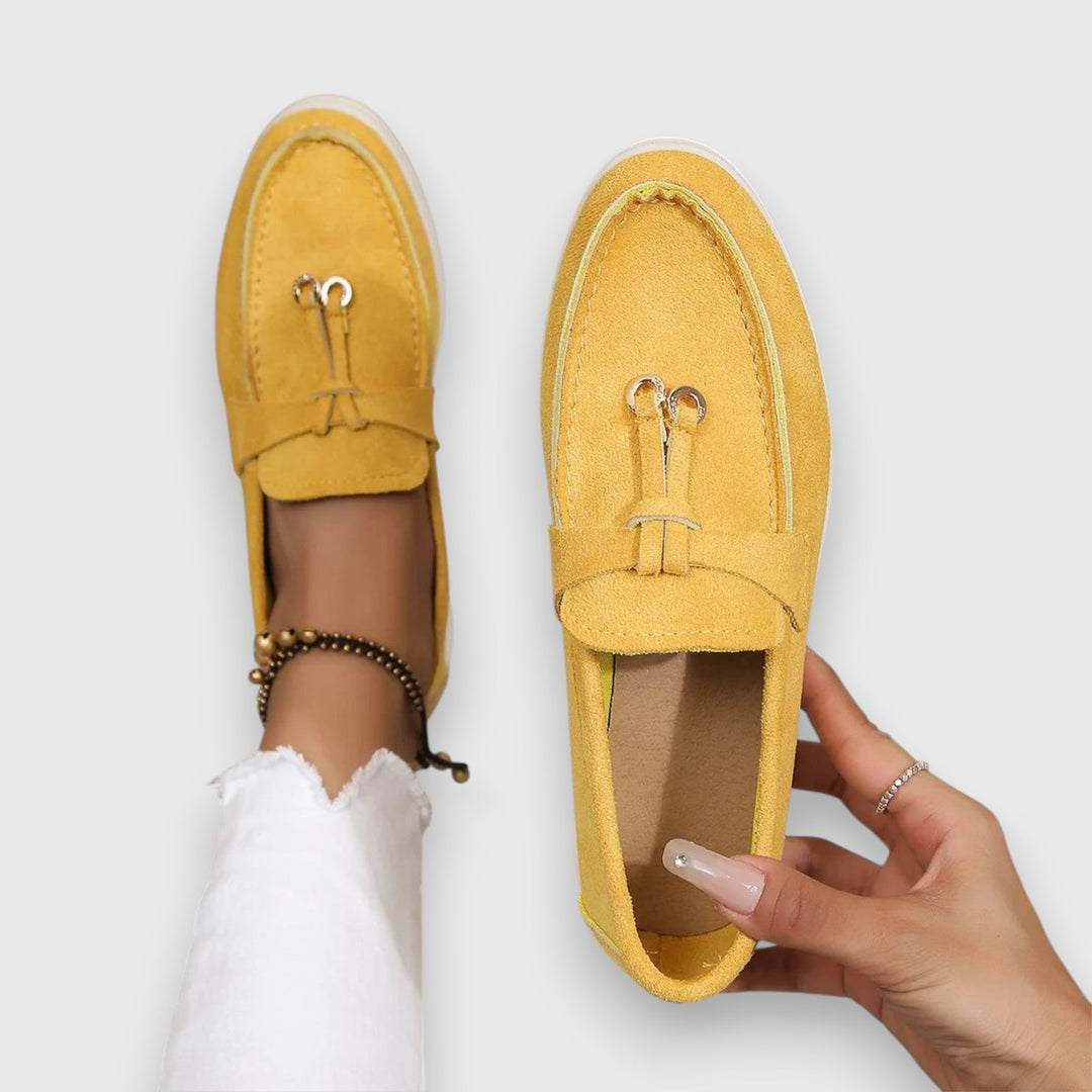 Orthopaedic women's loafers offering comfort and relief for tired feet. Stylish & supportive slip-on shoes.