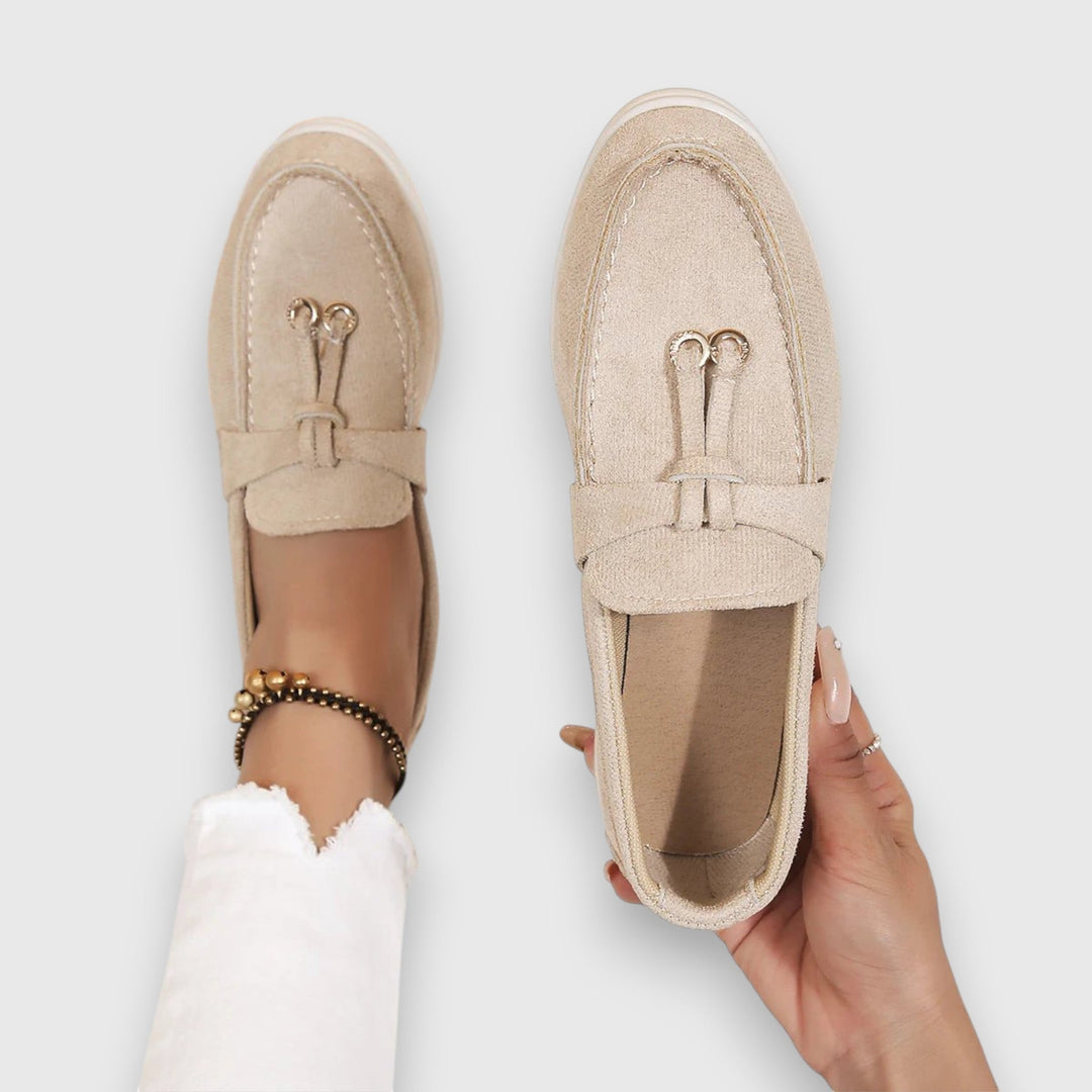 Comfortable women's orthopaedic loafers with arch support, perfect for health-conscious footwear style.