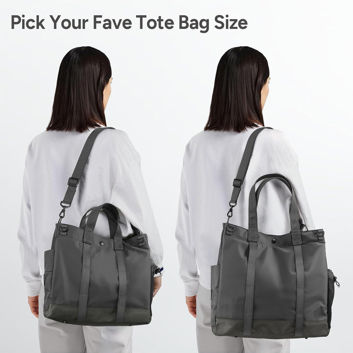 Organized Travel Tote: MetroCarry Unisex Laptop Bag with Multi-Compartment Design & Adjustable Strap.