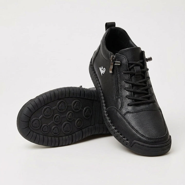Women's comfort sneakers, orthopedic design with zipper, perfect for long walks & everyday wear.