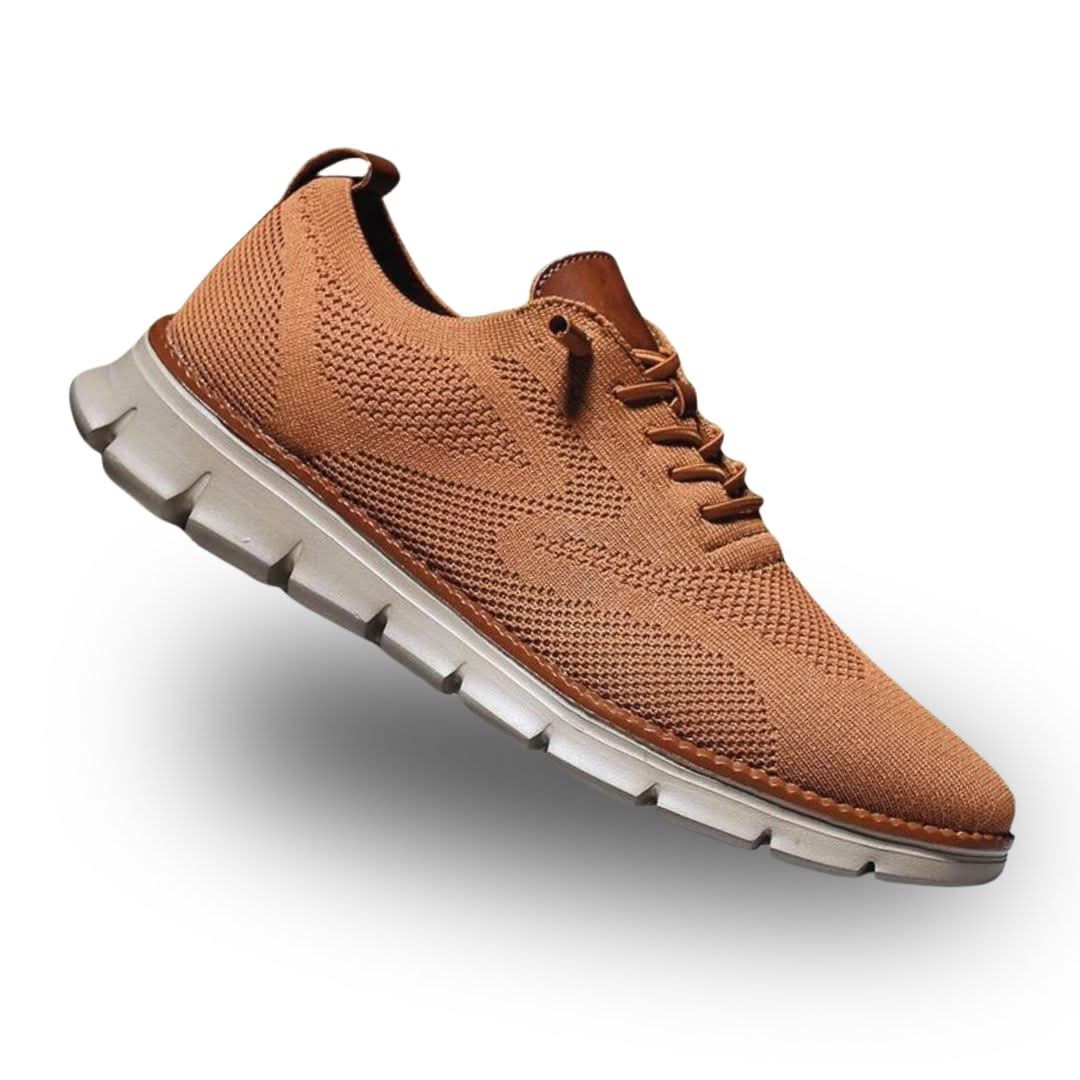 Men's ultra-comfort walking shoes, featuring all-day support and a roomy fit.