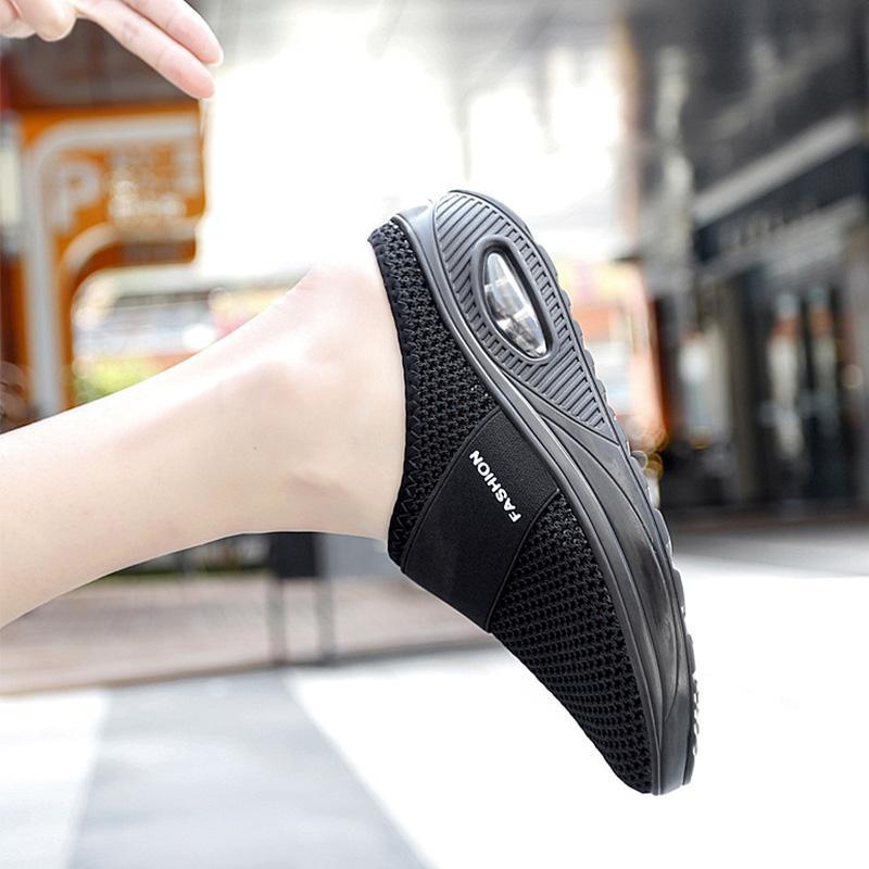 Orthopedic women's slip-on footwear offering arch support, an air cushion, and easy wear.