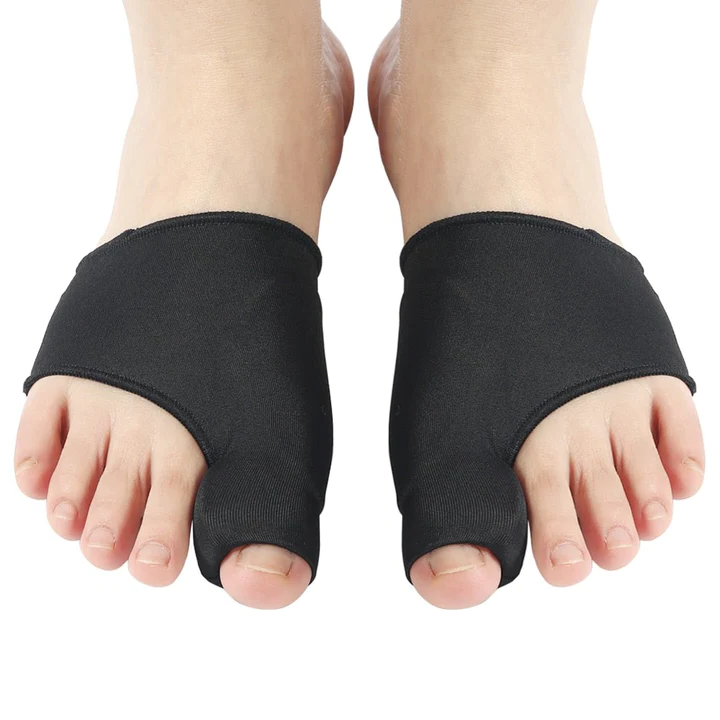 Sleek unisex gel bunion corrector, offering comfortable support for toe alignment, foot care & pain relief.