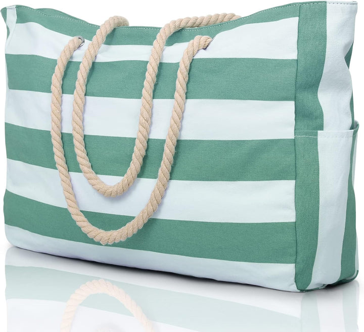 Durable women's waterproof beach tote, sandproof design for hassle-free travel.