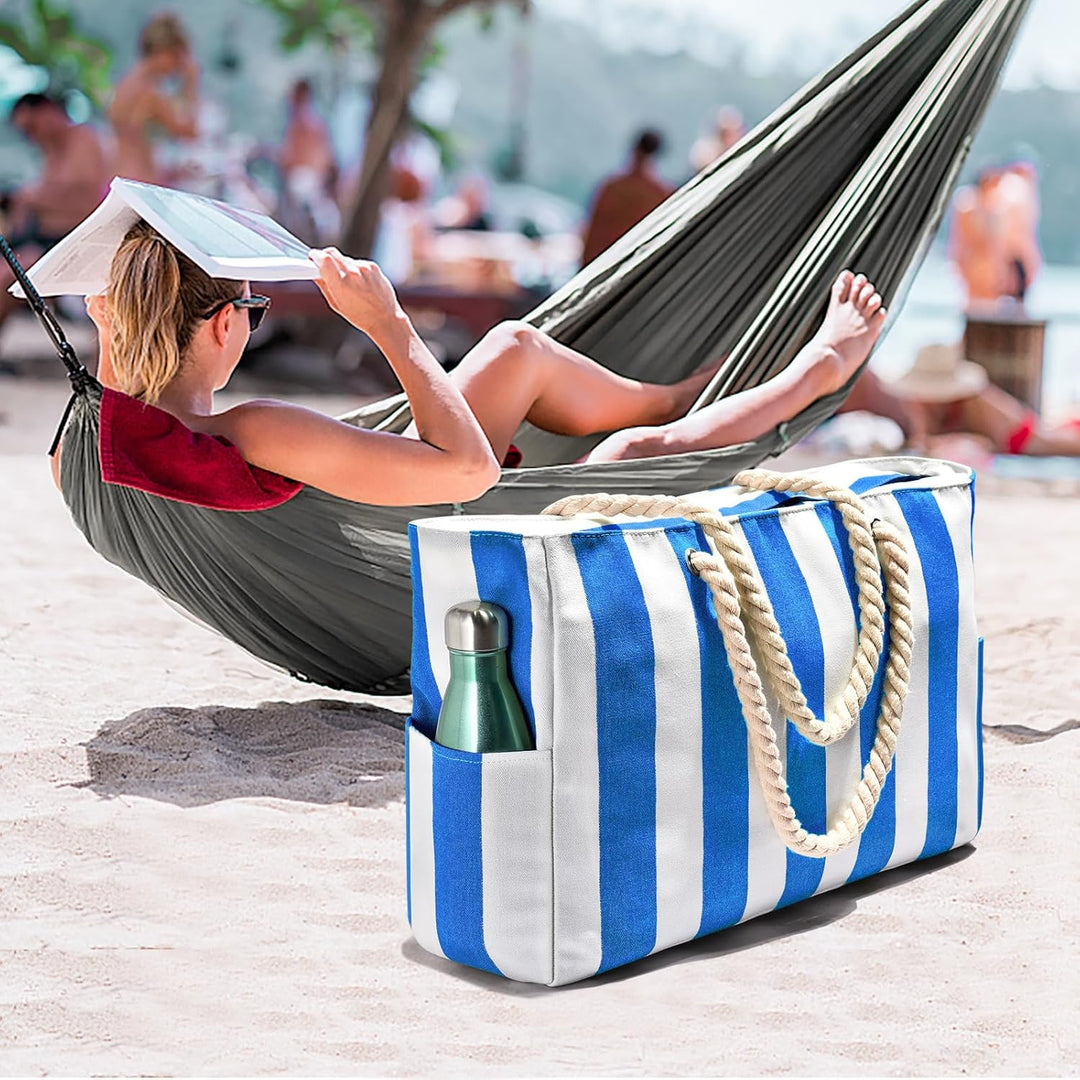 Women's waterproof tote bag, oversized for the beach, pool, or any outdoor adventure.
