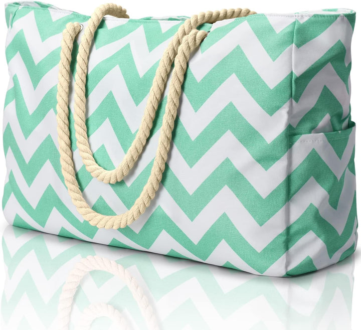 Essential women's waterproof sandproof beach bag, oversized for all your needs.