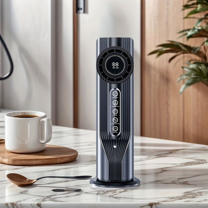 Personal quick cooling fan for desk, ideal for home or office comfort and air cooling.