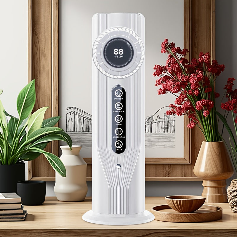 Personalized comfort fan, acts as an air cooler and humidifier, a must-have office essential.